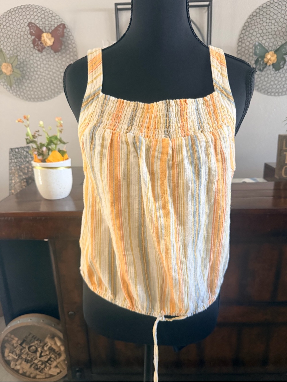 Prana Striped Little Palm Cami Top